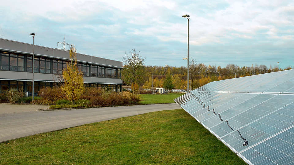 KOSTAL company building with photovoltaics in Hagen, Germany